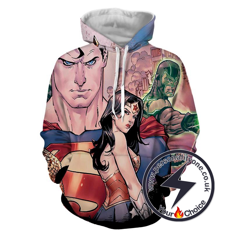 Justice League - Justice League 3D - Justice League Hoodies